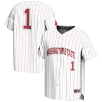GameDay Greats #1 White Washington State Cougars Lightweight Baseball Jersey