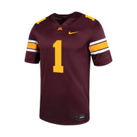 Nike #1 Maroon Minnesota Golden Gophers Untouchable Football Jersey