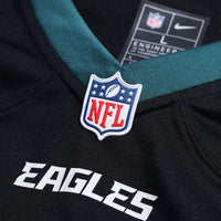 Philadelphia Eagles Jalen Hurts Nike Black Alternate Game Jersey