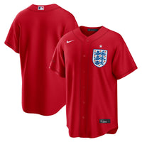 England National Team x MLB Nike Red Stadium Replica Jersey
