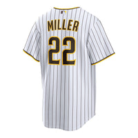 San Diego Padres Mason Miller Nike White Home Replica Jersey