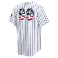 Fourth of July New York Yankees Aaron Judge Nike White USA 250 Stadium Jersey
