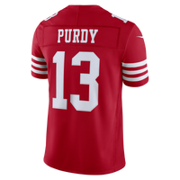 San Francisco 49ers Brock Purdy Nike Scarlet Team Vapor F.U.S.E. Stitched Limited Jersey