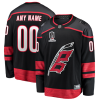 Carolina Hurricanes Fanatics Black 2026 Stanley Cup Champions Home Breakaway Custom Jersey