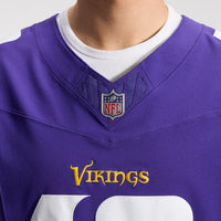 Minnesota Vikings Justin Jefferson Nike Purple Team Vapor F.U.S.E. Elite Jersey