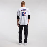New York Mets Francisco Lindor Nike White Home Limited Jersey