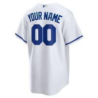 Kansas City Royals Nike White Replica Custom Jersey