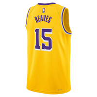 Los Angeles Lakers Nike Icon Edition Swingman Jersey - Gold - Austin Reaves