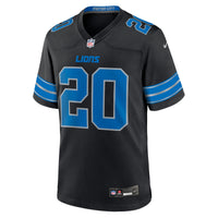 Detroit Lions Barry Sanders Nike Black 2nd Alternate Retired Player Game Jersey