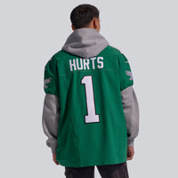 Philadelphia Eagles Jalen Hurts Nike Kelly Green Alternate Vapor F.U.S.E. Elite Jersey