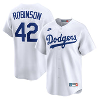 Brooklyn Dodgers Jackie Robinson Nike White Throwback Cooperstown Collection Limited Jersey