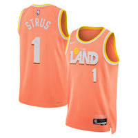 Cleveland Cavaliers Nike 2025/26 City Edition Swingman Jersey - Orange - Max Strus