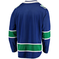 Vancouver Canucks Fanatics Blue Home Team Breakaway Jersey