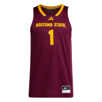 adidas #1 Maroon Arizona State Sun Devils Replica Swingman Jersey