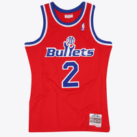 Washington Bullets Chris Webber 1994 Hardwood Classics Road Swingman Jersey By Mitchell & Ness - Scarlett -
