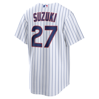 Chicago Cubs Seiya Suzuki Nike White Home Replica Jersey
