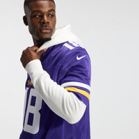 Minnesota Vikings Justin Jefferson Nike Purple Team Vapor F.U.S.E. Stitched Limited Jersey