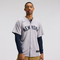 New York Yankees Aaron Judge Nike Gray Road Limited Player Jersey