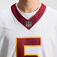 Washington Commanders Jayden Daniels Nike White Vapor F.U.S.E. Stitched Limited Jersey