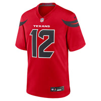 Houston Texans Nico Collins Nike Red Alternate Game Jersey