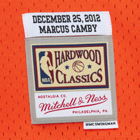 New York Knicks Mitchell & Ness Marcus Camby 2012 Day Authentic Jersey - Orange