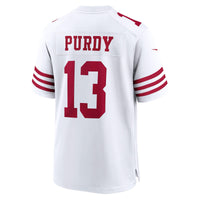 San Francisco 49ers Brock Purdy Nike White Game Player Jersey