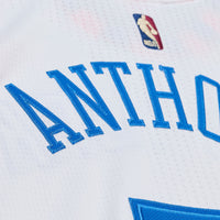 Mitchell & Ness Carmelo Anthony White New York Knicks 2015-16 Hardwood Classics Authentic Jersey