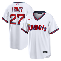 Los Angeles Angels Mike Trout Nike White Alternate Replica Jersey