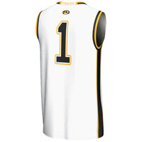 GameDay Greats #1 White Missouri Tigers Lightweight Basketball Jersey