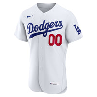 Los Angeles Dodgers Nike White Home Authentic Custom Jersey