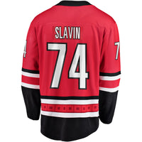 Carolina Hurricanes Jaccob Slavin Fanatics Red Alternate Breakaway Player Jersey