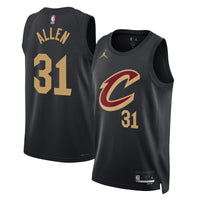 Cleveland Cavaliers Jordan Statement Edition Swingman Jersey - Black - Jarrett Allen