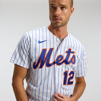 New York Mets Francisco Lindor Nike White Home Authentic Player Jersey