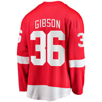 Detroit Red Wings John Gibson Fanatics Red Home Breakaway Jersey