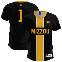 GameDay Greats Black Missouri Tigers Lightweight Soccer Fashion Jersey