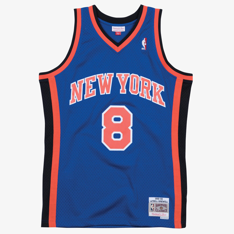 New York Knicks Mitchell & Ness Swingman Jersey Road Latrell Sprewell 1998-99