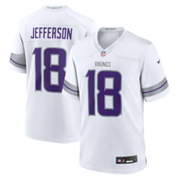 Minnesota Vikings Justin Jefferson Nike White Alternate Game Player Jersey