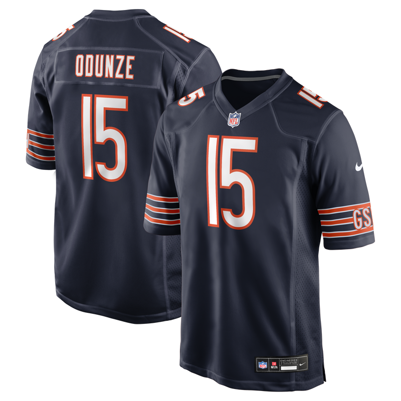 Chicago Bears Rome Odunze Nike Navy Player Game Jersey
