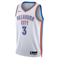 Oklahoma City Thunder Nike Association Edition Swingman Jersey - White - Jared McCain