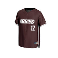 GameDay Greats Maroon Texas A&M Aggies Lightweight Baseball Jersey