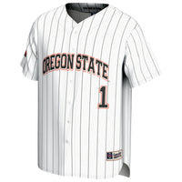 GameDay Greats #1 White Oregon State Beavers Lightweight Baseball Fashion Jersey
