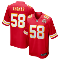 Kansas City Chiefs Derrick Thomas Nike Red Game Retired Player Jersey