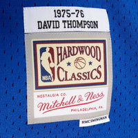 Denver Nuggets Mitchell & Ness David Thompson 1975 Dark Authentic Jersey - Royal Blue