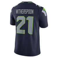Seattle Seahawks Devon Witherspoon Nike College Navy Team Vapor F.U.S.E. Stitched Limited Jersey