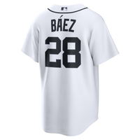 Detroit Tigers Javier Báez Nike White Home Replica Jersey