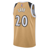 Washington Wizards Nike 2025/26 City Edition Swingman Jersey - Tan - Alex Sarr