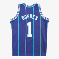 Charlotte Hornets Mitchell & Ness Muggsy Bogues 1994 Swingman Alternate Authentic Jersey - Purple