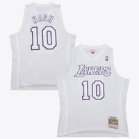 Los Angeles Lakers Mitchell & Ness Steve Nash 2012 Day Authentic Jersey - White