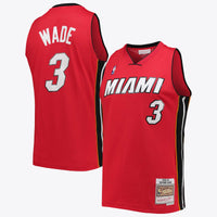Miami Heat NBA Dwyane Wade Alternate 2005 Hardwood Classics Swingman Jersey By Mitchell & Ness