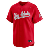 Nike Scarlet Ohio State Buckeyes Baseball Limited Jersey
